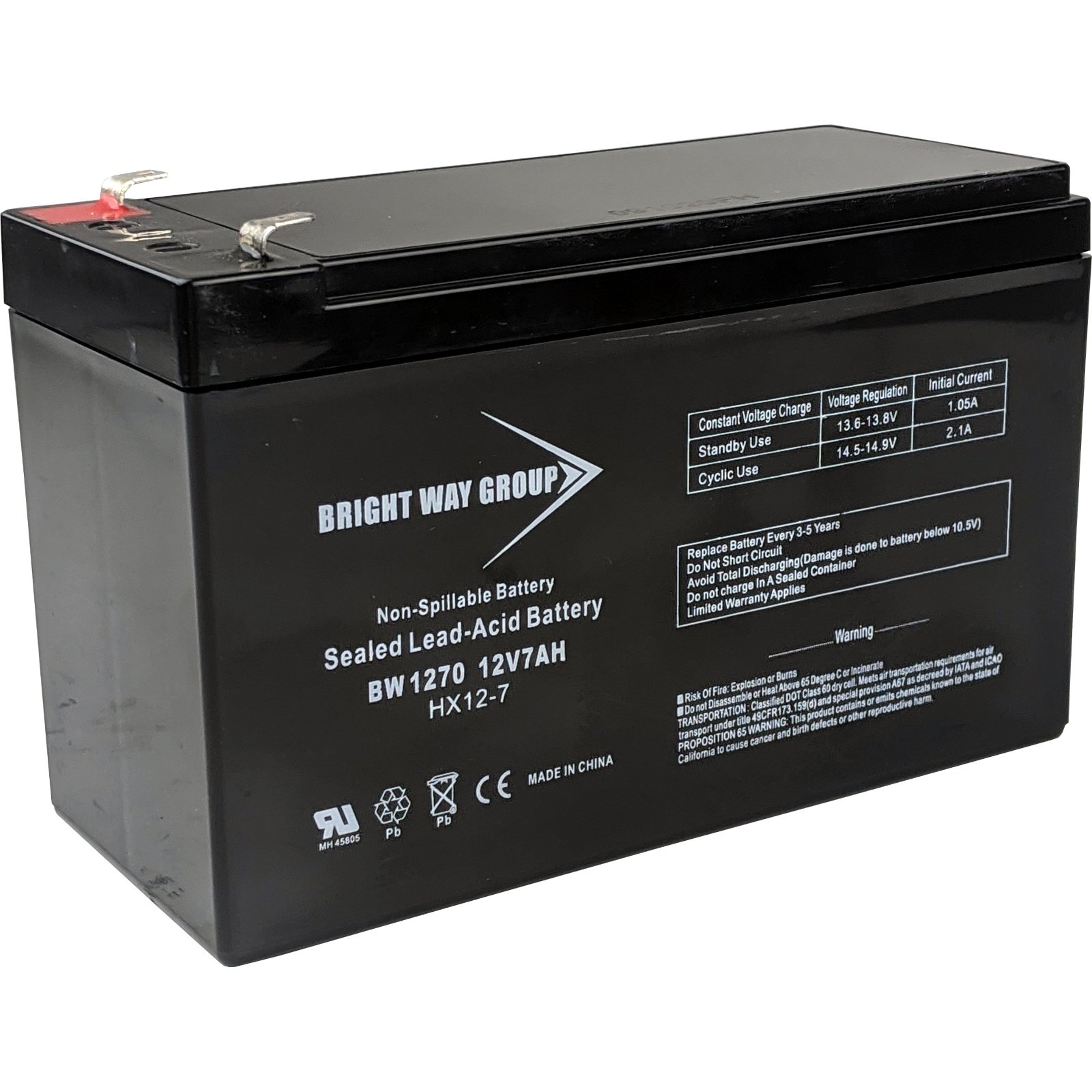 Emergency Battery 12 Volt 6.5AH