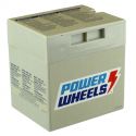 Official Mattel Power Wheels 12V Gray Rechargeable Battery - Part #74777