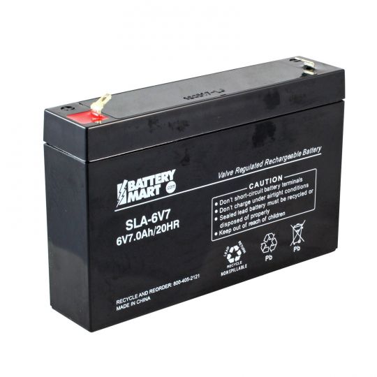 6V 12AH F2 Replacement Streamlight Litebox Battery