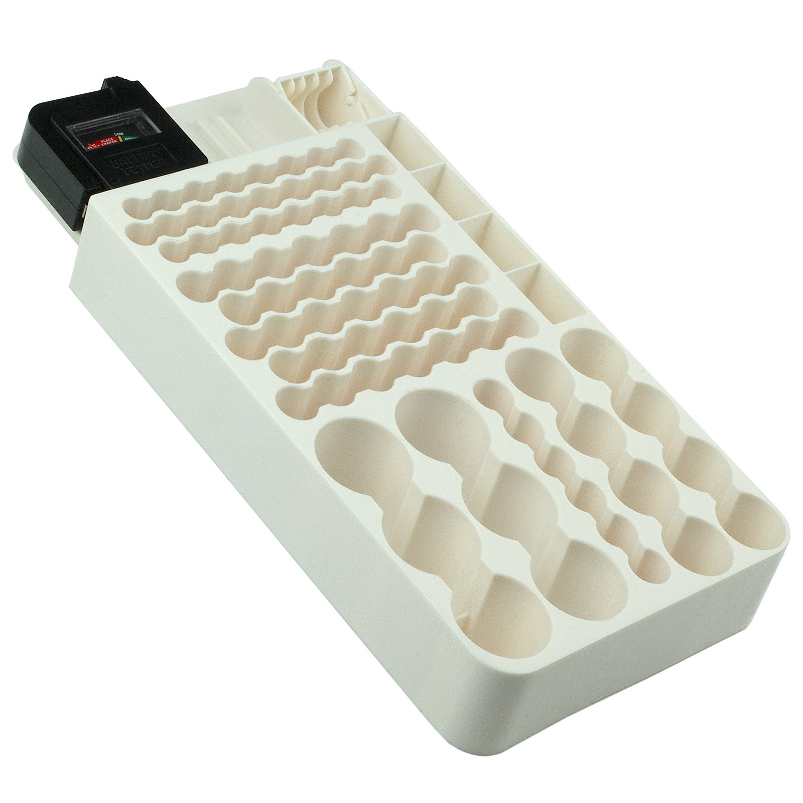 82 Battery Organizer with Removable Tester