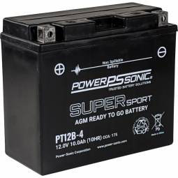 YT12B-BS AGM Maintenance Free Battery (GT12B-4 Replacement)