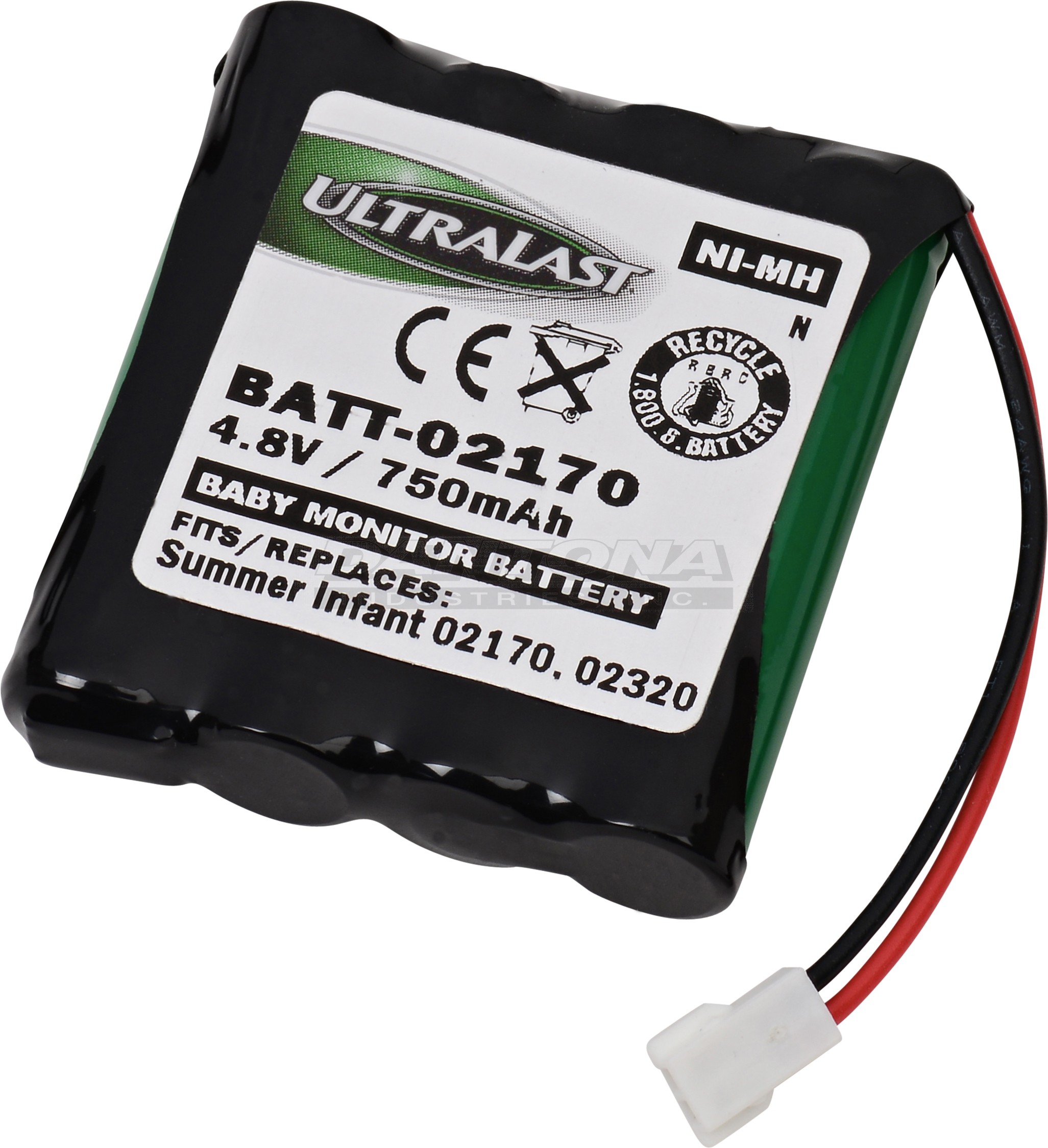 Replacement Summer Infant 02170 Baby Monitor Battery