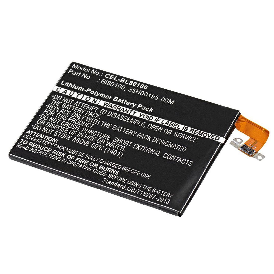 Replacement HTC BL80100 Cell Phone Battery Battery Mart