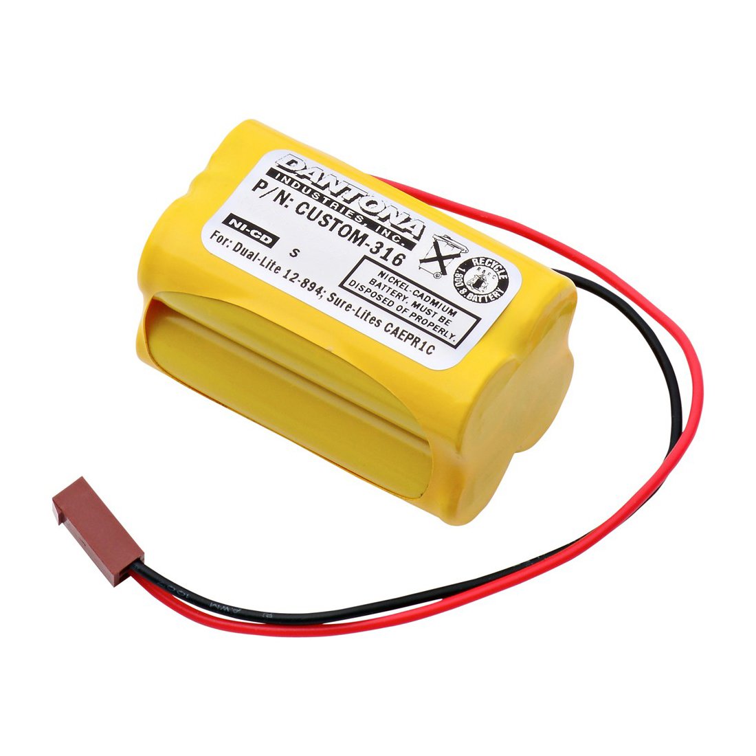 Replacement DualLite 12894 Emergency Lighting Batter Battery Mart