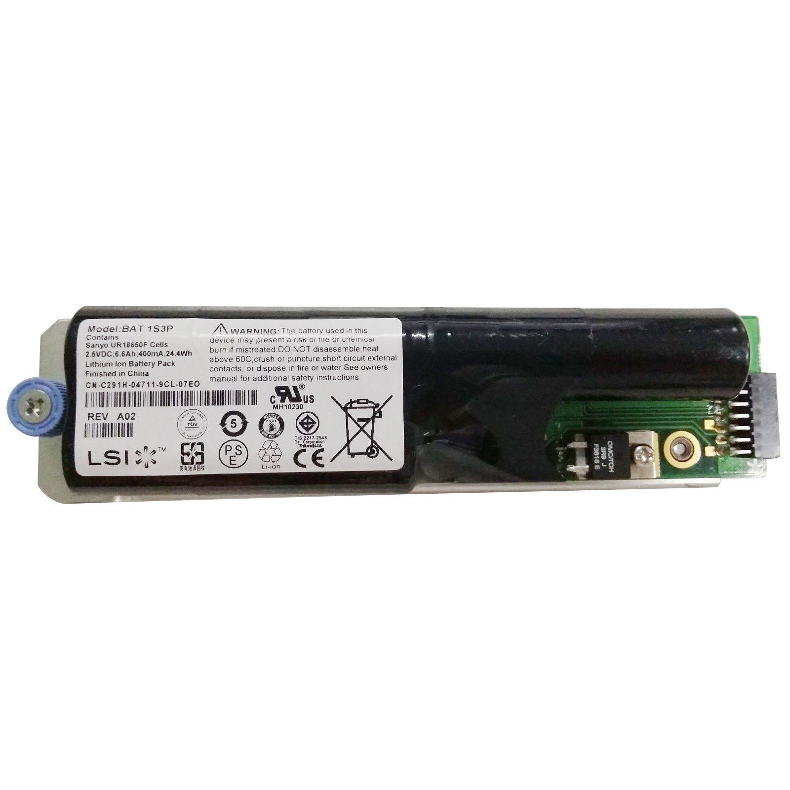 Replacement RAID Controller Cache Battery Pack for Dell PowerVault