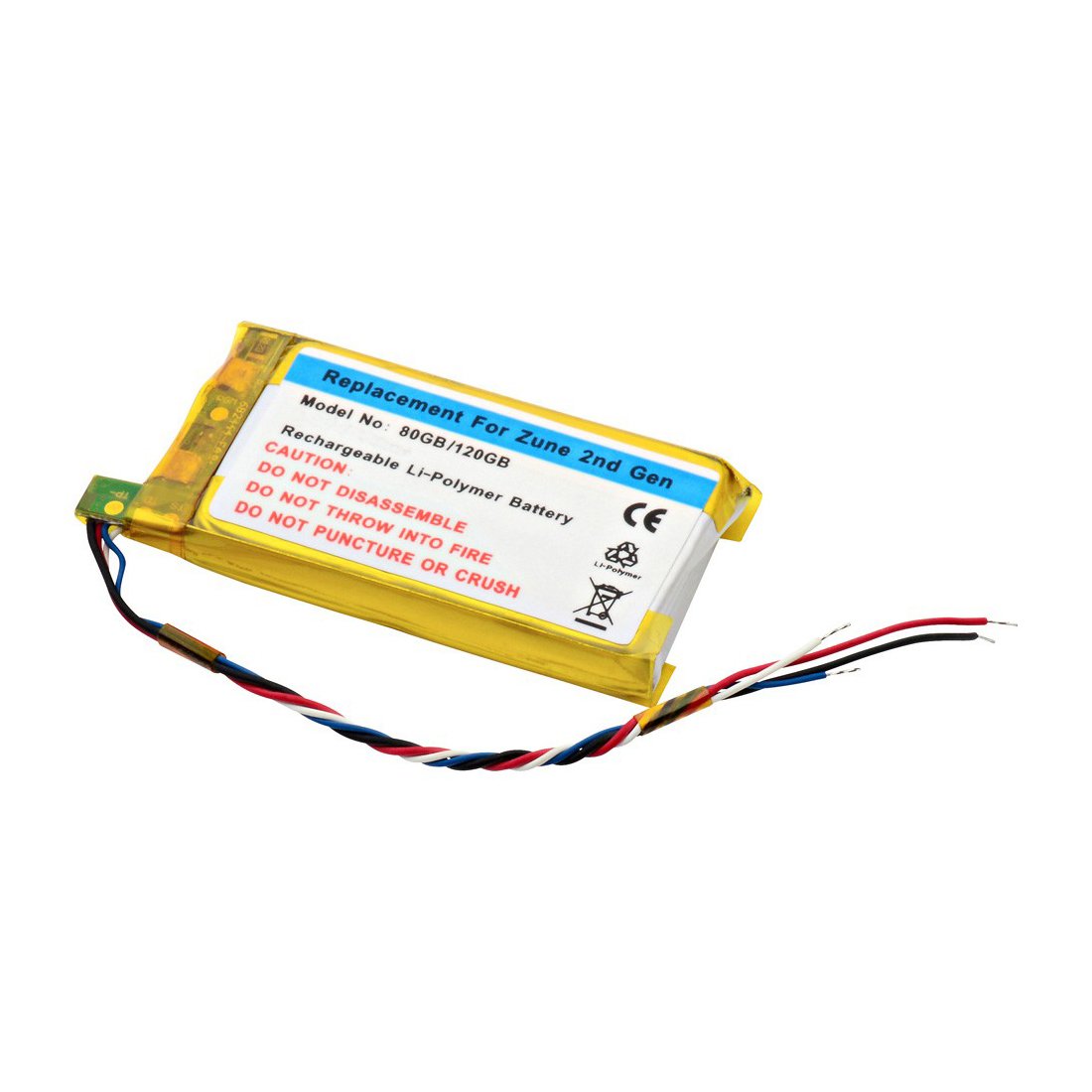 Replacement Microsoft Zune Battery (80/120 GB)