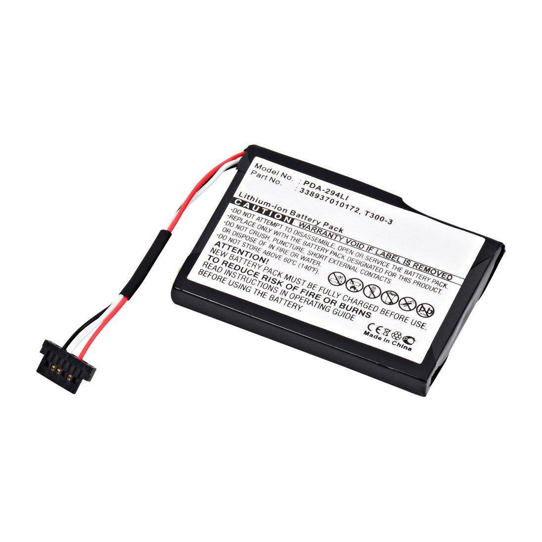 Rechargeable battery for Mitac T300-3 750mAh Li-Ion