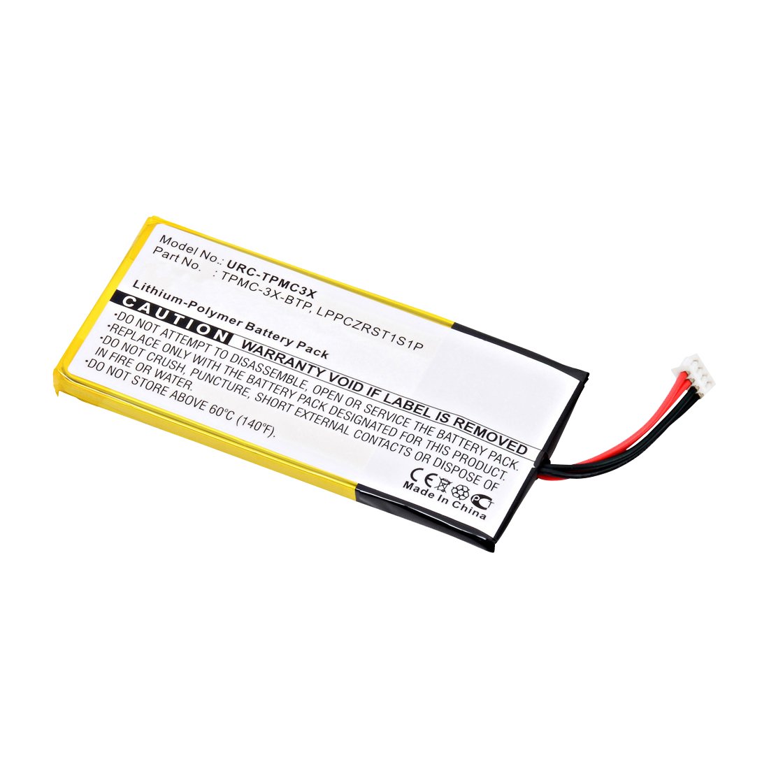 Rechargeable Batterie Compatible avec Crestron TPMC-3X-BTP